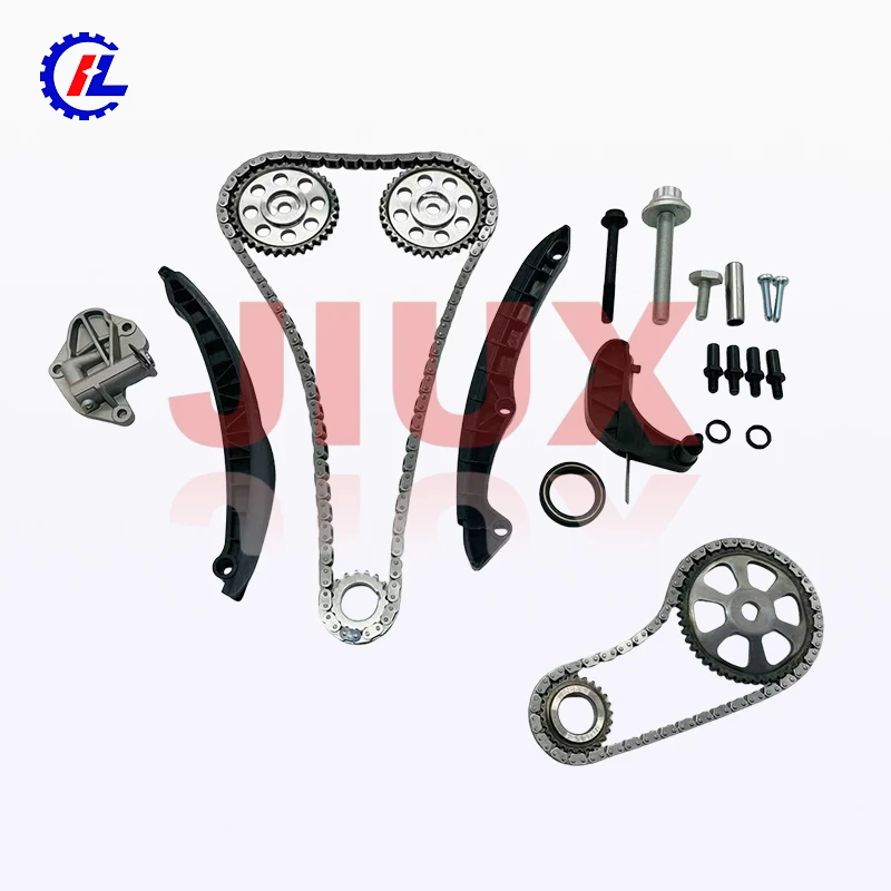 타이밍 체인 키트 목표는 오일 펌프 체인 펌프 텐셔너 나사가 있는 VW Polo Skoda Fabia Seat Ibiza 1.2에 적합합니다.